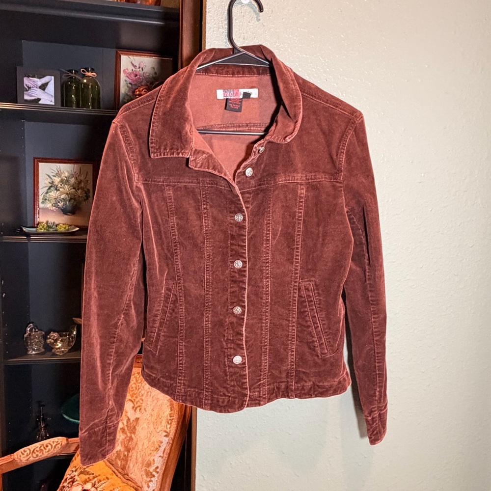 Live a Little Chocolate Brown Corduroy Jacket – Petite M